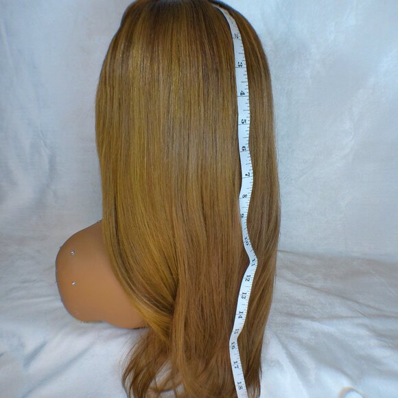 ✨18 Inch Human Tigers Eye Dimensional Lace Wig With Large Parting Area ✨ - Picture 15 of 16